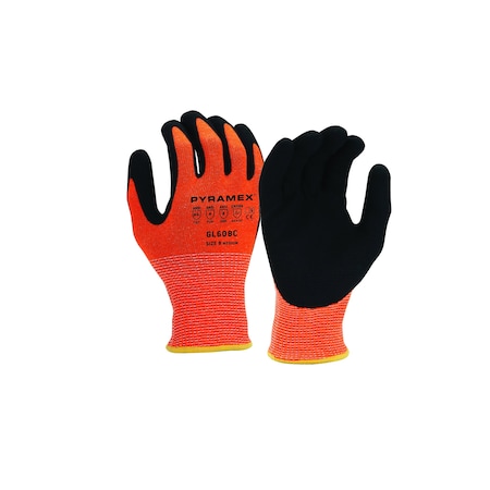 Pyramex Cut Level 6 , Nitrile , Sandy , XL 1 PR GL608CXL